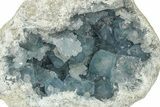 Crystal Filled Celestine (Celestite) Geode - Madagascar #287129-1